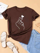 Blusa Tshirt Feminina Manga Curta