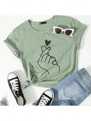 Blusa Tshirt Feminina Manga Curta