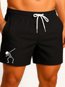 Bermuda Short Tactel Masculino Estampado Confortável Modelo : "Montanhas"