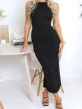 VESTIDO LONGO TRICO