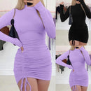 VESTIDO TUBINHO COM AMARRAÇÃO